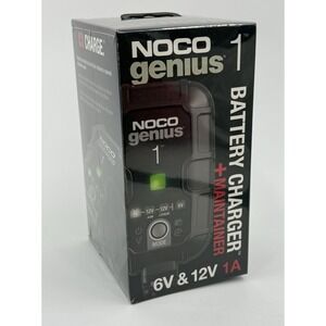 NOCO GENIUS1 - 6V & 12V 1A Smart Battery Charger & Maintainer New NIB